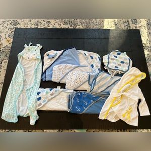 14 pc baby/infant bath towel bundle!
